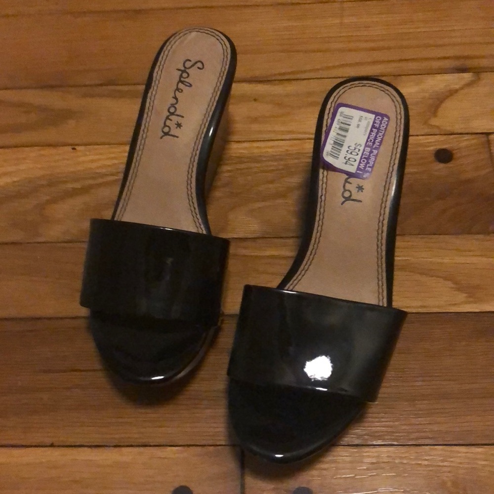 Splendid Black Wedges